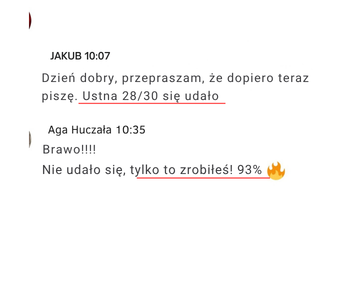Jakub: 28/30 z ustnej